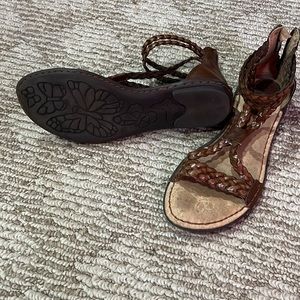 B.O.C. Brown leather sandals